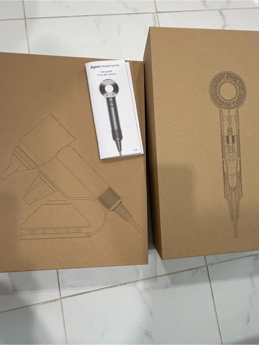 Dyson Supersonic Hair Dryer in Pink and Silver